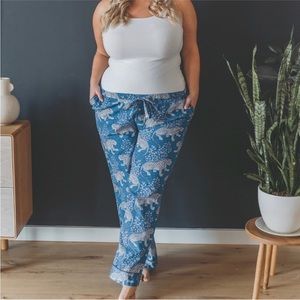 Anthropologie Printfresh Bagheera Pajama Bottoms 2X